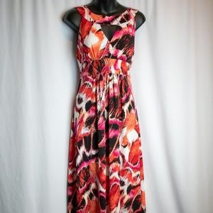 Bisou Bisou Dress 8  Maxi Floral